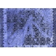 thumbnail image 1 of Ahgly Company Machine Washable Indoor Rectangle Oriental Blue Industrial Area Rugs, 6' x 9', 1 of 4