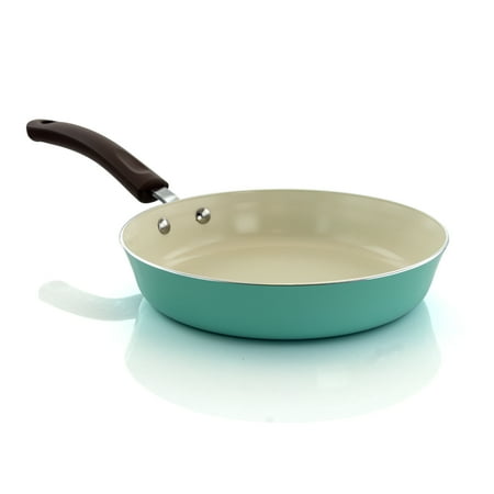 Oster Carrick 9.5 Inch Nonstick Aluminum Frying Pan in Mint