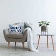thumbnail image 3 of Stupell Industries Striped Drift Away Phrase Decorative Printed Throw Pillow, 14 x 20, 3 of 8