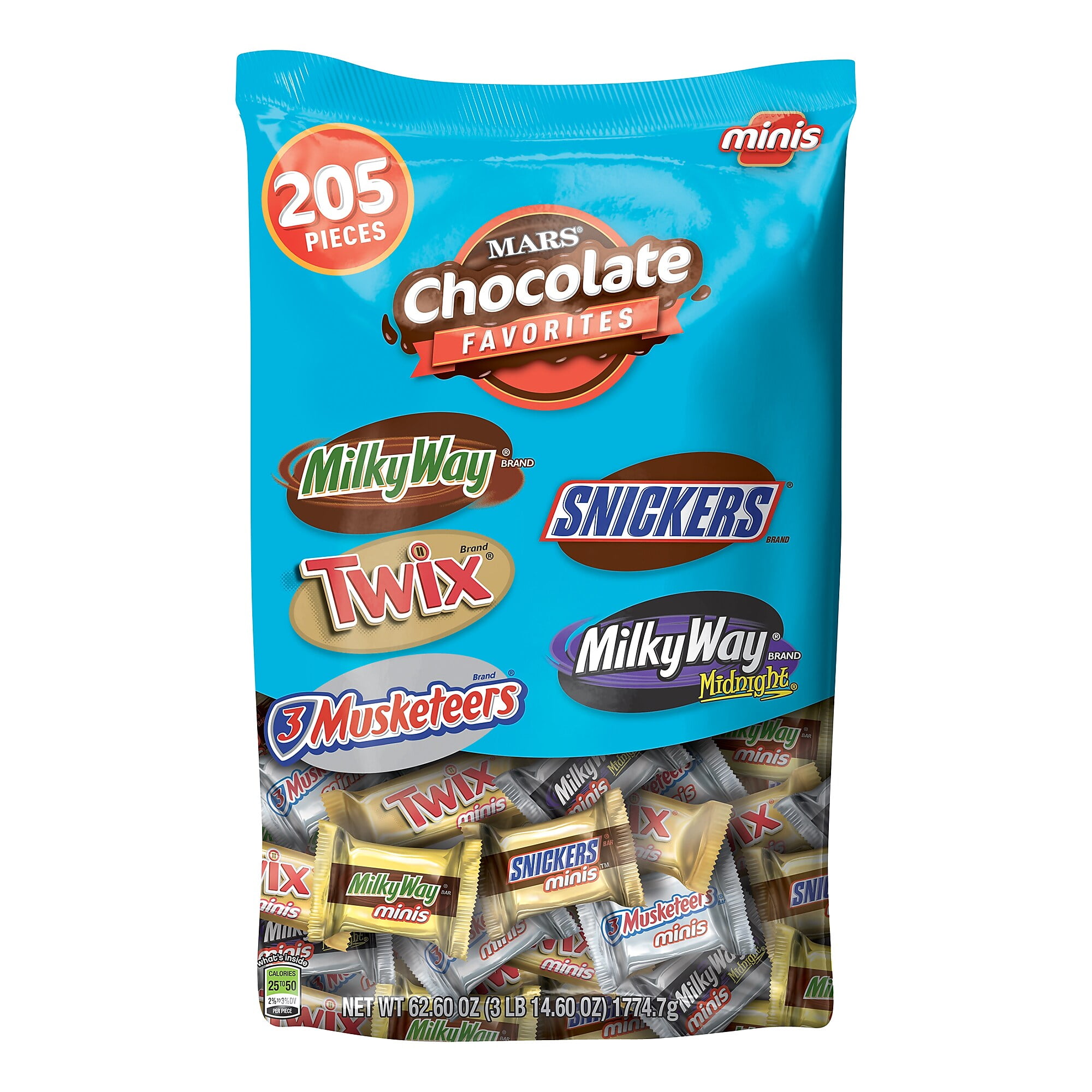 Mars Chocolate Favorites Assorted Bulk Packs Variety 62.6 oz. (220