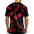 thumbnail image 7 of IAJDKMEK Men's Halloween T-Shirt - Short Sleeve Round Neck Lightweight Breathable Funny Graphic Tee, Casual Summer Shirts for Men & Party Costume,Deep Red XL, 7 of 7