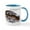 White/Blue Inside, variant on CafePress - Spotted Salamander Mug - 11 oz Ceramic Mug - Novelty Coffee Tea Cup