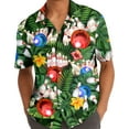 thumbnail image 5 of Retro Tropical Bowling Hawaiian Shirt For Men Vintage Aloha Bowling Mens Hawaiian Shirts Short Sleeve Button Down Shirt Men, 5 of 7