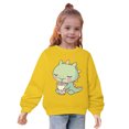 thumbnail image 2 of Luxalzxs Toddler Baby Girls Crewneck Sweatshirt Cotton Long Sleeve Cute Dinosaur Print Shirt Kids Pullover Tops 2-10 Years, 2 of 4