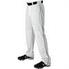 Alleson Athletic C72GYXXL Adult Baseball Pant, Grey - 2XL