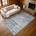thumbnail image 7 of Addison Rugs Mayfield Premium Machine Washable Transitional Geometric Blue Rectangle Rug, 9' x 12', 7 of 7