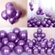 thumbnail image 1 of Paquete de 50 globos metálicos de látex de 12 pulgadas para bodas, cumpleaños, baby shower, festivales de Navidad, fiestas de aniversario, picnic o cualquier decoración de fiesta de amigos y fami, 1 of 5