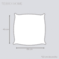 thumbnail image 5 of TESSO HOME Set de Relleno Esponjoso para Almohadas y Cojínes Decoración Recamara y Sala Mayor Cómodidad 100% Fibra. (Set de 2 Cojines 45 x 45 cm), 5 of 5