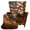 Deer American Flag Camo, variant on Chririnla Wingback Chair Slipcover Maple Leaf Music 2 Piece Wing Chair Slipcovers for Bedroom, Spandex Fabric Washable Stretch Wingback Chair Cover