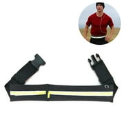 Running Belt for Phone Holder Adjustable Waterproof Waist Pack for Women and Men with Headphone Cords Hole Flipbelt Running Pouch