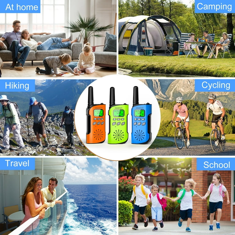 AWANFI 3 Pack Rechargeable Walkie Talkies for Kids photo 3