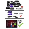 thumbnail image 3 of Replacement Remote for All Onn Roku and Other Brands of Roku TVs.The Remote Comes with Volume Control & TV Power Button and it Does not Need Pairing with TVs.(Auto Paring), 3 of 5