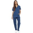 thumbnail image 1 of Zshan Women's Scrub Sets with Six Pockets (V-Neck and Cargo Pants), 1 of 1
