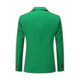 thumbnail image 3 of Mens Solid Color Slim Fit Business Casual Blazer, 3 of 4