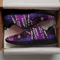 thumbnail image 3 of Breast Cancer Survivor Running Shoes Sneakers Mesh Black Size 4.5, 3 of 5