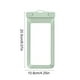 thumbnail image 3 of Bolsa impermeable universal para teléfono | Funda transparente IPX8 de PVC para smartphones hasta 6.5" | Acceso a pantalla táctil | Para natación, playa, viajes | Incluye cordón | Colores múltiples, 3 of 6