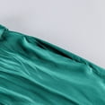 thumbnail image 6 of HAJWOH Smocked Dress Women Summer Sleeveless Tank Sundress Halter Tie Back Loose Flowy Ruffle Maxi Dresses with Pockets, 6 of 8