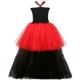 thumbnail image 3 of Vestido de tul con cola de estrella de rock popular para niñas, fiesta de cumpleaños, carnaval, disfraz de Halloween para niños de 1 a 14 años, 3 of 5