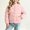 Pink, variant on Xdegoge Girls Quilted Puffer Jacket Button Down Long Sleeve Lightweight Coat Winter Warm Padded Outerwear with Pockets Fall Casual Clothes for Kids Toddlers
