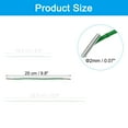 thumbnail image 2 of Uxcell Elastic Barbed Cord Loop Stretch Round String with Metal Barb Fasteners for Hats Masks Menus 100 Pcs Green 10 in, 2 of 7