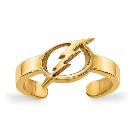 Tampa Bay Ligtning Toe Ring (Gold Plated) (Best Ring Tone Com)