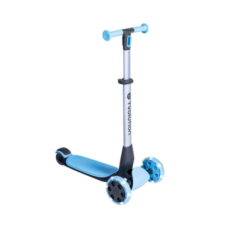 Yvolution Y Glider Nua 3 Wheel Kids' Kick Scooter with LED lights - Blue