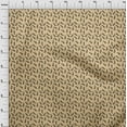 thumbnail image 4 of oneOone Georgette Viscose Dark Beige Fabric Leaves Sewing Fabric By The Yard Printed Diy Clothing Sewing Supplies 42 Inch Wide, 4 of 4