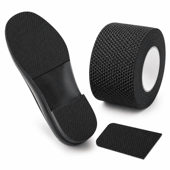 Winter Anti-Slip Shoe Sole Stickers, Cuttable Quiet Durable Pads for Indoor and Outdoor Wear, Long-Lasting Adhesive Shoe Sole Protectors, 1m x 10cm