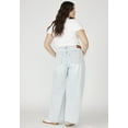 thumbnail image 3 of ELOQUII Women's Plus Size The Yvette Rigid Wide Leg Jean, 3 of 6