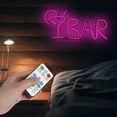 thumbnail image 4 of LED Neon Light with Remote Control, USB Battery Powered, Energy Saving, Multicolor Decorative Neon Light for Home Party Garden Wedding, Hanging Holes, Family Room Decor, 4 of 8