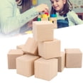thumbnail image 4 of Unfinished Wooden Blocks, No Sanding Uniform Size Wood Square Cubes Interesting    For Home Decoration For Crafting, 4 of 8