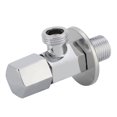 thumbnail image 3 of Brass Water Shut Off Valve Water Bathroom Kitchen Faucet Triangle Valve G1/2", 3 of 8