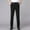 Black, variant on Men's Casual Business Solid Color Relaxed Fit Straight Legs Daily Thin Casual Pants(Navy,37)