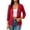 75# Red, variant on Lace Cardigan for Women Lightweight 3/4 Sleeve Shrugs Crochet Sheer Open Front Cardigan Summer Beach Coverup (XL,Royal Blue)