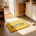 thumbnail image 4 of Butter Rug Yellow Butter Kitchen Mat 32 x 20 Inch Non Slip Funny Standing Desk Mat for Floor Indoor Outdoor Living Room & Bathroom Laundry Entryway Decor, 4 of 4