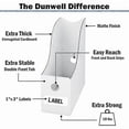 thumbnail image 4 of Magazine Holder - (2-pack, white), decorative, easy to assemble and store, 4 of 5