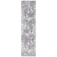 thumbnail image 3 of SAFAVIEH Aston Aphrodite Abstract Runner Rug, Light Gray/Gray, 2' x 8', 3 of 11