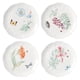 thumbnail image 1 of Lenox Butterfly Meadow Juego de platos decorativos de 4 piezas 3,79 Multi blanco, 1 of 1