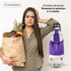 thumbnail image 4 of Carrito Plegable Multifuncional Queen Sense Ideal Para Mandado Supermercado Con Bolsa De Lona Color Morado, 4 of 6