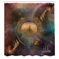 thumbnail image 3 of Ambesonne Outer Space Shower Curtain, Eternity Fantasy, 69"Wx70"L, Purple Tan, 3 of 5