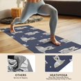 thumbnail image 4 of West Highland White Terrier Hot Yoga Mat Towel Non Slip for Hot Yoga - Quick-Drying Yoga Mat Cover with 4 Corner Pockets with Travel Bag - Hot Yoga Towel Non Slip Grip Moisture Wicking Sweat 70"x26", 4 of 6