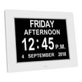 thumbnail image 1 of 8" Month Digital Calendar Day Clock Elderly Wall / Desk, 1 of 8