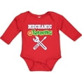 thumbnail image 3 of Inktastic Mechanic in Training Boys or Girls Long Sleeve Baby Bodysuit, 3 of 5