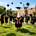 thumbnail image 5 of Nkmbld Porch Goose Clothes, Graduation Season Goose Decor for Cement Plastic Goose Statue Decor, Lawn Porch Goose Clothing for Patio Yard Decor, 5 of 8