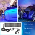 thumbnail image 4 of Luz de ambiente LED para automóvil, luz de control por voz para automóvil, luz de ambiente para automóvil, suministros de modificación de molduras interiores, luz de ambiente para suela de automóvil, 4 of 5
