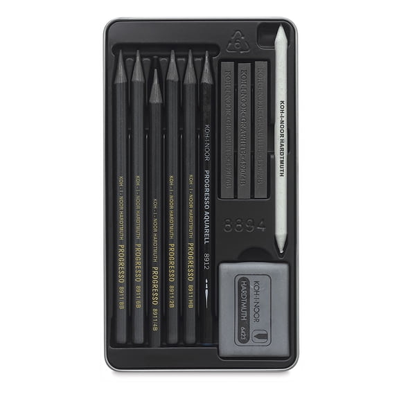 Koh-I-Noor Gioconda Art Set - Graphite, Set of 11
