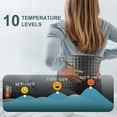 thumbnail image 6 of TCVOR Extra Large Heating Pad for Deep Heat and Comfort, 17" x 33" Super Soft Flannel Electric Heating Pad with 10 Heat Settings, 4 Timer Auto Shut Off, Machine Washable, 6 of 10