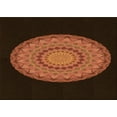 thumbnail image 1 of Ahgly Company Indoor Rectangle Patterned Mahogany Brown Area Rugs, 5' x 7', 1 of 6