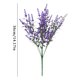 thumbnail image 3 of Simulación De Flor Verde Artificial, Flor De Plástico, Decoración De Jardín, Viento, 5 Horquillas, Simulación De Espiga De Trigo, Lavanda, 3 of 8