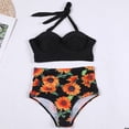 thumbnail image 3 of FcBaudy Womens Swimsuits Bathing Suit for Women Plus Size Swimsuit for Women Women Multi Color Color High Waist Conjoined Body Swimsuit Bikini Women Swimsuit, 3 of 4